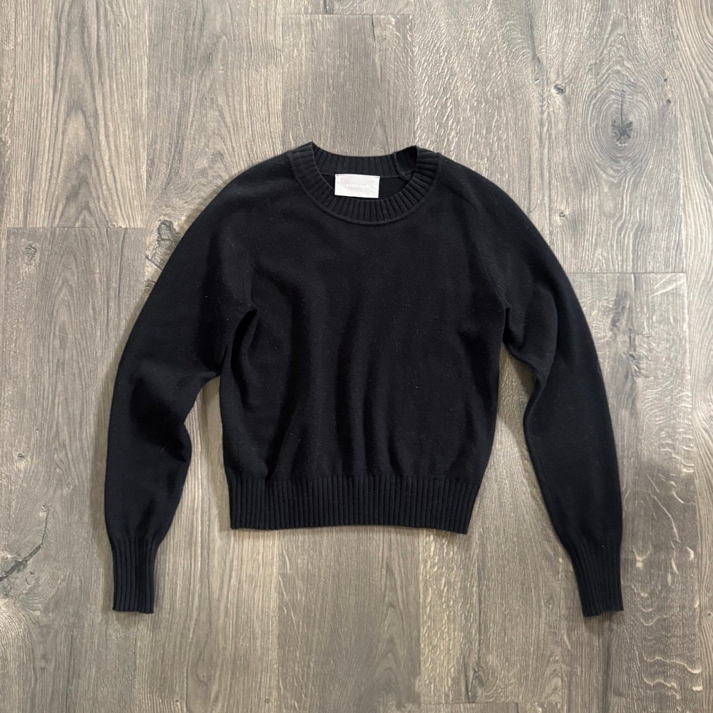 Everlane Black Crewneck Sweater